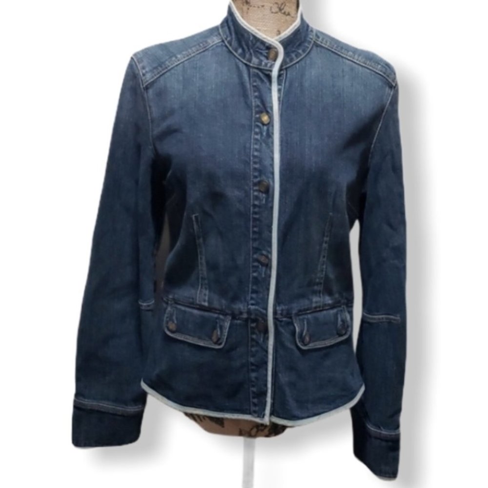 {Gap} Stretch Denim Jacket Medium - image 1